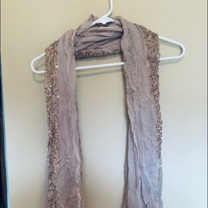 Sequin scarf